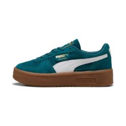 Trenerzy damscy Puma Palermo Elevata. Białe buty sportowe lifestyle Puma, bez wzorów, sportowe, bez zapięcia. W wyprzedaży za 279.00 zł.