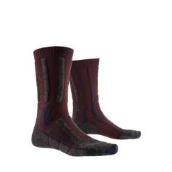 Skarpety trekkingowe X-SOCKS TREK X MERINO LT 4.0. Czerwone skarpetki X-Socks, bez wzorów. Za 190.00 zł.
