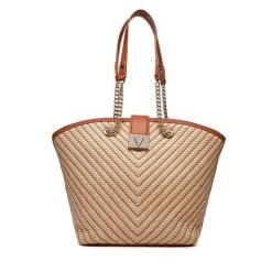 Torebka Valentino. Brązowe torebki klasyczne Valentino, bez wzorów, klasyczne, bez dodatków. Za 519.99 zł.