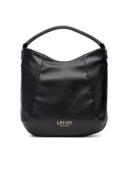 Liu Jo Torebka Esc M Hobo AF5053 E0058 Czarny. Czarne torebki klasyczne Liu Jo, bez wzorów, ze skóry, bez dodatków. Za 629.99 zł.