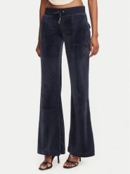 Juicy Couture Spodnie dresowe Layla JCSEBJ001G Granatowy Regular Fit. Niebieskie spodnie dresowe Juicy Couture, bez wzorów, z dresówki. Za 399.99 zł.