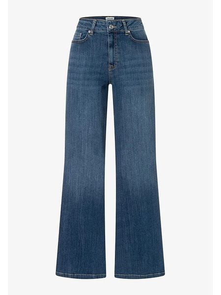 More & More Dżinsy - Comfort fit - w kolorze granatowym rozmiar: 40. Niebieskie jeansy More & More, bez wzorów, klasyczne, z podwyższonym stanem. Za 183.59 zł.