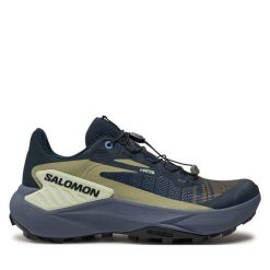 Buty do biegania Salomon. Szare buty do biegania Salomon, bez wzorów, bez zapięcia, do biegania. Za 559.99 zł.