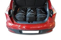Torby Do Bagażnika Kia Rio Hatchback 2011-2016 3Szt Kjust. Czarne torby podróżne KJUST, bez wzorów, z kauczuku. Za 940.00 zł.