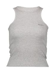 Pepe Jeans Top w kolorze szarym rozmiar: S. Szare topy sportowe Pepe Jeans, s, bez wzorów, z jeansu. Za 70.57 zł.