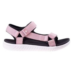 Sandały damskie Hi-Tec Apodis Wo's - różowe, Rozmiar buta 38. Czerwone sandały Hi-tec, bez wzorów, bez obcasa, bez zapięcia. Za 69.99 zł.
