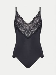 Hunkemöller Body Ashely 300908 Czarny. Czarne body i gorsety Hunkemöller, bez wzorów, z syntetyku, bez ramiączek. Za 99.99 zł.