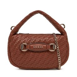 Torebka Guess. Brązowe torebki klasyczne Guess, z aplikacjami, klasyczne, bez dodatków. Za 339.99 zł.