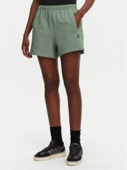 Adidas Szorty sportowe Essentials JJ3463 Zielony Loose Fit. Zielone szorty sportowe adidas, bez wzorów, z bawełny. Za 109.99 zł.