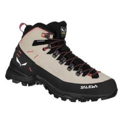 Buty trekkingowe damskie Salewa Alp Mate Winter Mid Wp. Białe buty trekkingowe Salewa, na zimę, z materiału, za kostkę, bez zapięcia. Za 780.00 zł.