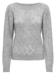 JDY Sweter w kolorze szarym rozmiar: XS. Szare swetry JDY, xs, bez wzorów, bez ramiączek. Za 79.21 zł.