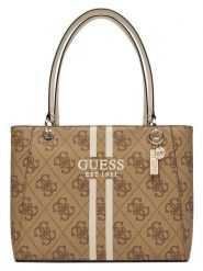 Guess Shopper bag w kolorze beżowym - 37 x 26 x 10 cm rozmiar: onesize. Brązowe shopper bag Guess, z aplikacjami, na ramię, bez dodatków. Za 434.99 zł.