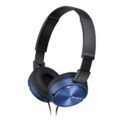 Słuchawki Sony MDR-ZX310 Jack 3.5 mm. Niebieskie słuchawki do biegania Sony. Za 103.15 zł.