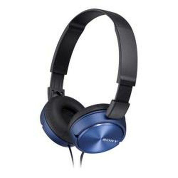 Słuchawki Sony MDR-ZX310 Jack 3.5 mm. Niebieskie słuchawki do biegania Sony. Za 103.15 zł.