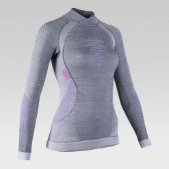 Koszulka termoaktywna damska Lady Fusyon Uw Shirt Lg Sl Turtleneck. Szare bielizna termoaktywna damska Uyn, bez wzorów, z polaru, bez ramiączek, na golfa. Za 519.00 zł.