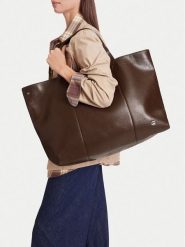G-Star Raw Torebka C-LDA8820 Brązowy. Brązowe shopper bag G-Star, bez wzorów, ze skóry, retro, bez dodatków. Za 299.99 zł.