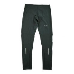 Damskie legginsy Dri-Fit w kolorze czarnym. Czarne legginsy Nike, bez wzorów, sportowe. Za 85.16 zł.