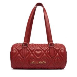 Torebka LOVE MOSCHINO. Czerwone torebki klasyczne Love Moschino, bez wzorów, klasyczne, bez dodatków. Za 949.99 zł.