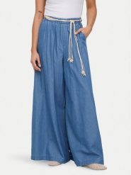 ONLY Spodnie materiałowe Bea Hw 15375507 Niebieski Wide Leg. Niebieskie spodnie materiałowe ONLY, bez wzorów, z lyocellu. Za 189.99 zł.