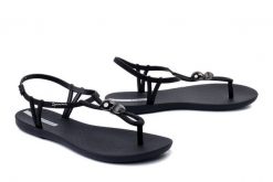 IPANEMA 83512 Class Spheres Sand Fem AQ957 black/silver, sandały damskie. Czarne sandały Ipanema, bez wzorów, bez obcasa, bez zapięcia. Za 149.90 zł.