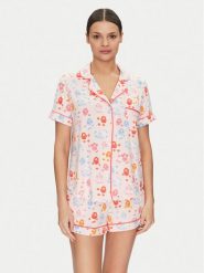 Kate Spade Piżama KSI12736 Różowy Regular Fit. Czerwone piżamy Kate Spade, s, bez wzorów, z syntetyku, bez kołnierzyka, bez ramiączek. Za 199.99 zł.