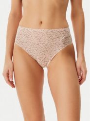 Chantelle Figi klasyczne z wysokim stanem Soft Stretch C11DC9 Beżowy. Brązowe figi Chantelle, bez wzorów, z syntetyku, z podwyższonym stanem. Za 59.99 zł.