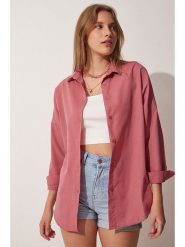 Happiness Istanbul Bluzka w kolorze jasnoróżowym rozmiar: 36. Różowe bluzki Happiness Istanbul, bez wzorów, bez kołnierzyka, bez ramiączek. Za 56.99 zł.