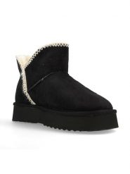 Wrangler Botki zimowe "Elsa" w kolorze czarnym rozmiar: 41. Czarne botki Wrangler, bez wzorów, bez obcasa, na platformie, bez zapięcia. Za 154.45 zł.