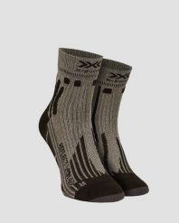 Skarpety damskie X-Socks Run Speed Reflect 4.0. Szare skarpetki X-Socks, bez wzorów, z materiału. Za 60.00 zł.