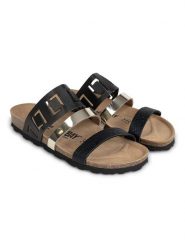 Sunbay Klapki "Galoise" w kolorze czarnym rozmiar: 36. Czarne klapki Sunbay, bez wzorów, klasyczne, z otwartym noskiem, bez obcasa, bez zapięcia. Za 189.95 zł.