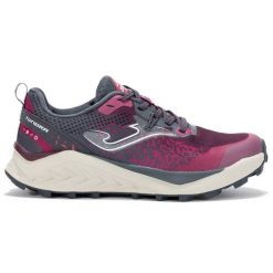 Buty do biegania trailowe damskie Joma Tundra Lady. Czerwone buty do biegania Joma, bez wzorów, bez zapięcia, do biegania. Za 232.99 zł.