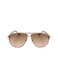 Guess Damskie okulary przeciwsłoneczne w kolorze różowozłotym rozmiar: 61. Czerwone okulary przeciwsłoneczne Guess, z aplikacjami, z tworzywa sztucznego, metalowe. Za 209.95 zł.