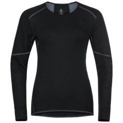 Koszulka termoaktywna damska z długim rękawem Odlo Active X-Warm Eco. Czarne t-shirty sportowe ODLO, m, bez wzorów, z elastanu, bez ramiączek, narciarskie. Za 279.99 zł.