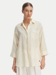 Weekend Max Mara Koszula Panetto 2615111102 Żółty Relaxed Fit. Żółte koszule Weekend Max Mara, bez wzorów, ze lnu, bez kołnierzyka, bez ramiączek. Za 949.99 zł.