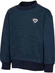 Hummel Bluza hmlMINI LOOSE DNM CREWNECK BEE z bawełny organicznej – DRESS BLUES. Niebieskie bluzy Hummel, z aplikacjami, z bawełny, bez kaptura. Za 157.00 zł.