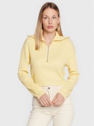 Cotton On Sweter 2055180 Żółty Regular Fit. Żółte swetry Cotton On, m, bez wzorów, z wiskozy, bez ramiączek. Za 109.99 zł.