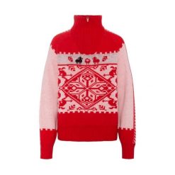 Sweter damski Kari Traa Saga. Brązowe swetry Kari Traa, bez wzorów, sportowe, bez ramiączek. Za 690.00 zł.