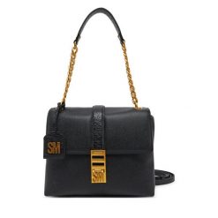 Torebka Steve Madden. Czarne torebki klasyczne Steve Madden, bez wzorów, klasyczne, bez dodatków. Za 299.99 zł.