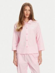 United Colors Of Benetton Koszulka piżamowa 4QFZ3M00A Różowy Regular Fit. Czerwone koszule nocne United Colors Of Benetton, l, bez wzorów, z bawełny, bez ramiączek. Za 159.99 zł.