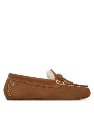 EMU Australia Mokasyny Sandrine W13211 Brązowy. Brązowe mokasyny Emu Australia, bez wzorów, ze skóry. Za 429.99 zł.