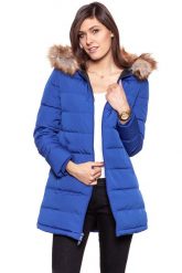 DAMSKA KURTKA ZIMOWA WRANGLER LONG PUFFER MAZARINE BLUE W4126VJ7K. Niebieskie kurtki Wrangler, na zimę, m, bez wzorów, bez kaptura. Za 349.99 zł.