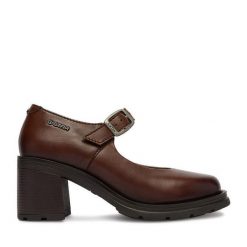 Czółenka G-Star Raw. Brązowe czółenka G-Star Raw, bez wzorów, retro, bez obcasa, bez zapięcia. Za 299.99 zł.