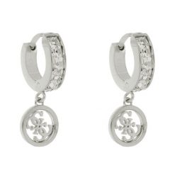 Kolczyki Guess. Szare kolczyki Guess, srebrne. Za 149.99 zł.