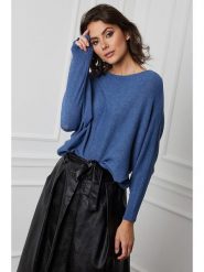 So Cachemire Sweter "Dragor" w kolorze niebieskim rozmiar: XL. Niebieskie swetry So Cachemire, xl, bez wzorów, z kaszmiru, bez ramiączek. Za 165.99 zł.