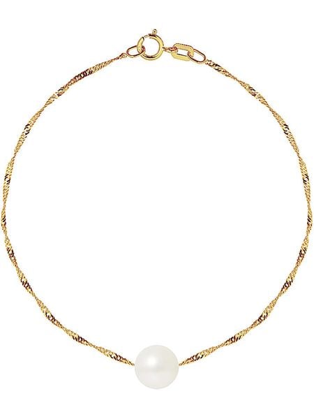 Pearline Złota bransoletka z perłą rozmiar: onesize. Żółte bransoletki Pearline, z perłą, złote. Za 257.95 zł.