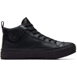 Buty sportowe Converse Chuck Taylor All Star Malden Street Boot. Czarne buty treningowe Converse, bez wzorów, z materiału, bez zapięcia, na fitness i siłownię. Za 590.00 zł.