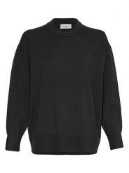 MOSS COPENHAGEN Sweter w kolorze czarnym rozmiar: XS/S. Czarne swetry Moss Copenhagen, s, bez wzorów, bez ramiączek. Za 145.26 zł.