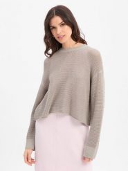 Drykorn sweter z dzianiny - Malese Kobiety Bawełna zielony, M. Zielone swetry DRYKORN, m, bez wzorów, z bawełny, bez ramiączek. Za 549.95 zł.