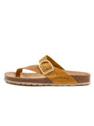 Billowy Skórzane japonki w kolorze żółtym rozmiar: 42. Żółte japonki Billowy, bez wzorów, klasyczne. Za 139.54 zł.