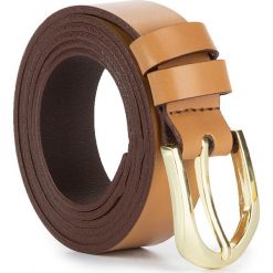 Paski LASOCKI 2W2-002-SS19. Brązowe paski Lasocki, bez wzorów, ze skóry. Za 39.99 zł.